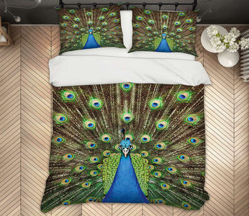 3D Peacock 60006 Bed Pillowcases Quilt