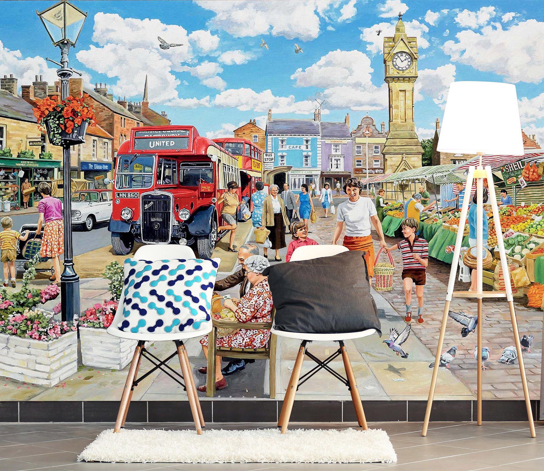 3D A Trip To The Shops 1002 Trevor Mitchell Wall Mural Wall Murals Wallpaper AJ Wallpaper 2 