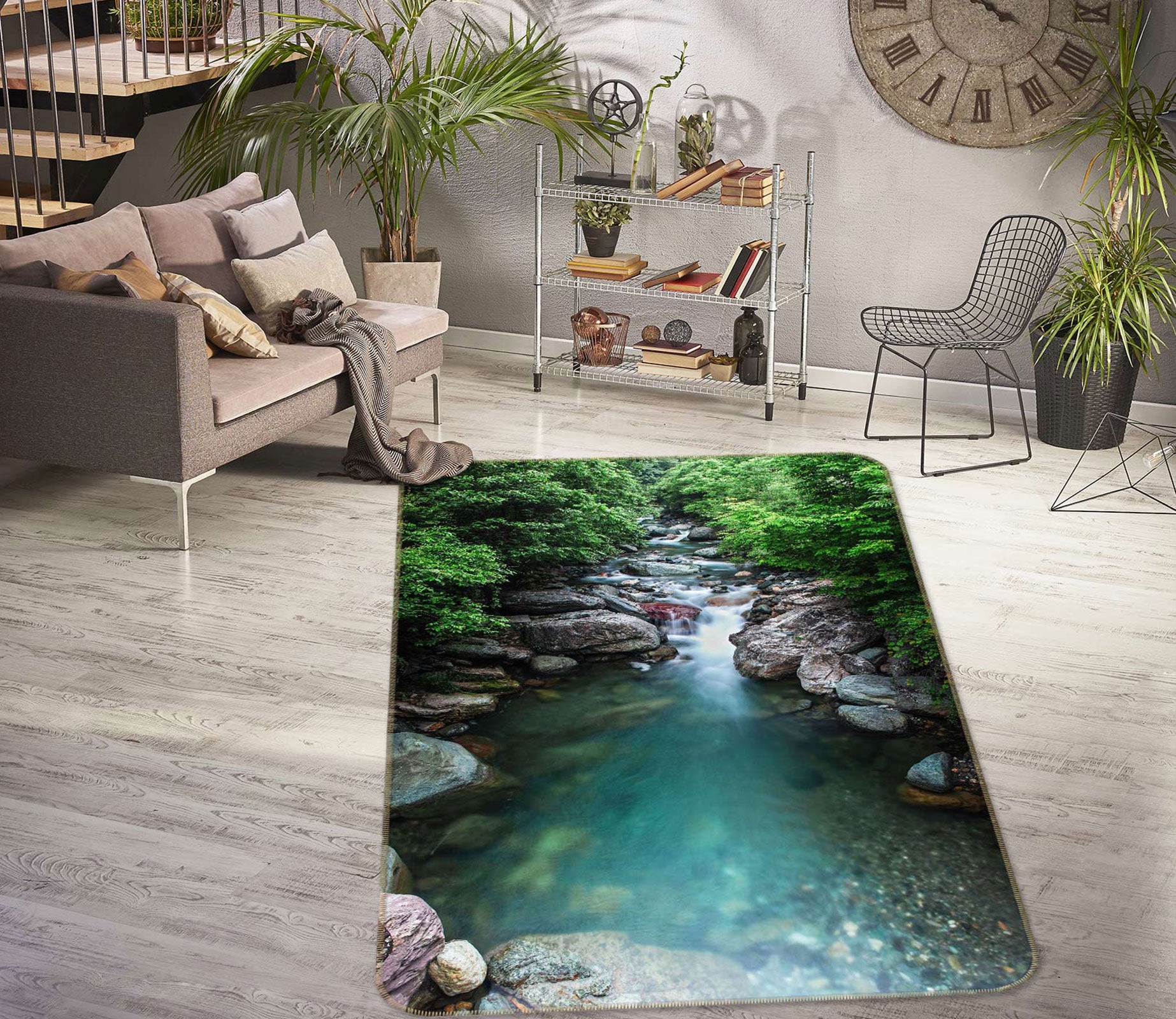 3D Stream 27050 Non Slip Rug Mat