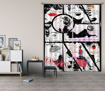 3D Color Graffiti 761 Curtains Drapes Wallpaper AJ Wallpaper 
