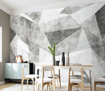 3D Triangle Geometry WG074 Wall Murals