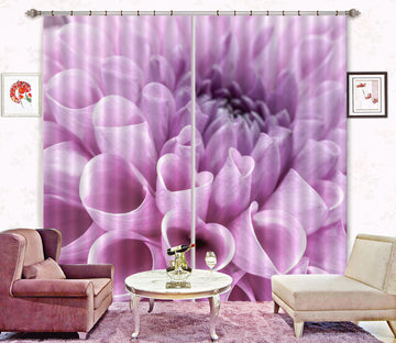 3D Purple Flowers 6330 Assaf Frank Curtain Curtains Drapes