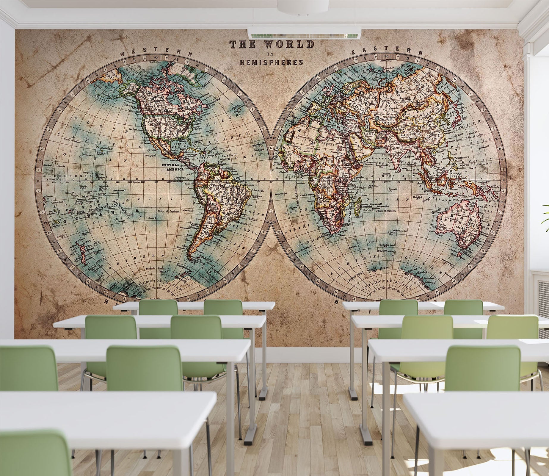 3D world map 48 Wall Murals Wallpaper AJ Wallpaper 2 