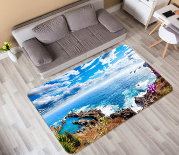 3D Seaside Stones 77010 Non Slip Rug Mat