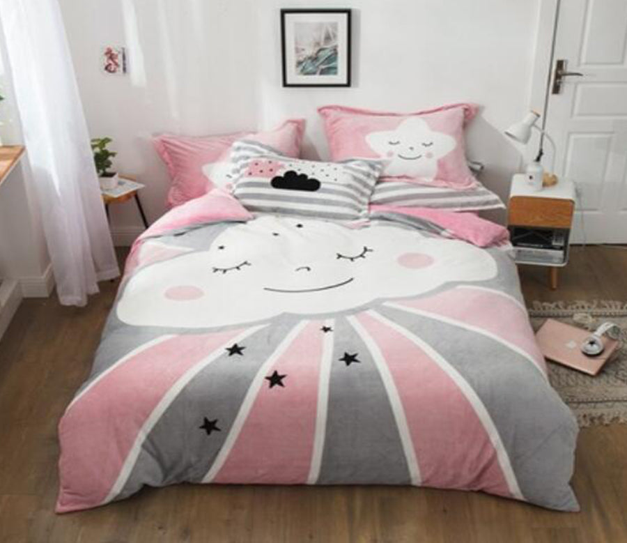 3D Clouds 18018 Bed Pillowcases Quilt