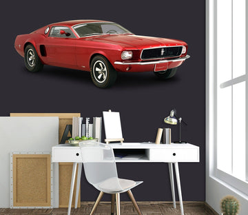3D Vintage Mustang 0261 Vehicles Wallpaper AJ Wallpaper 