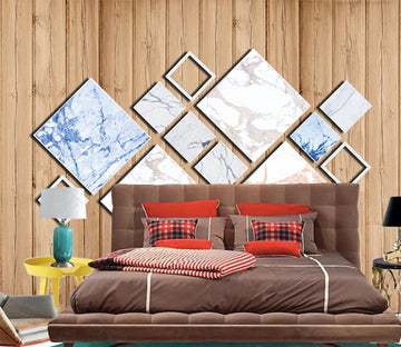 3D Wooden Square WG051 Wall Murals