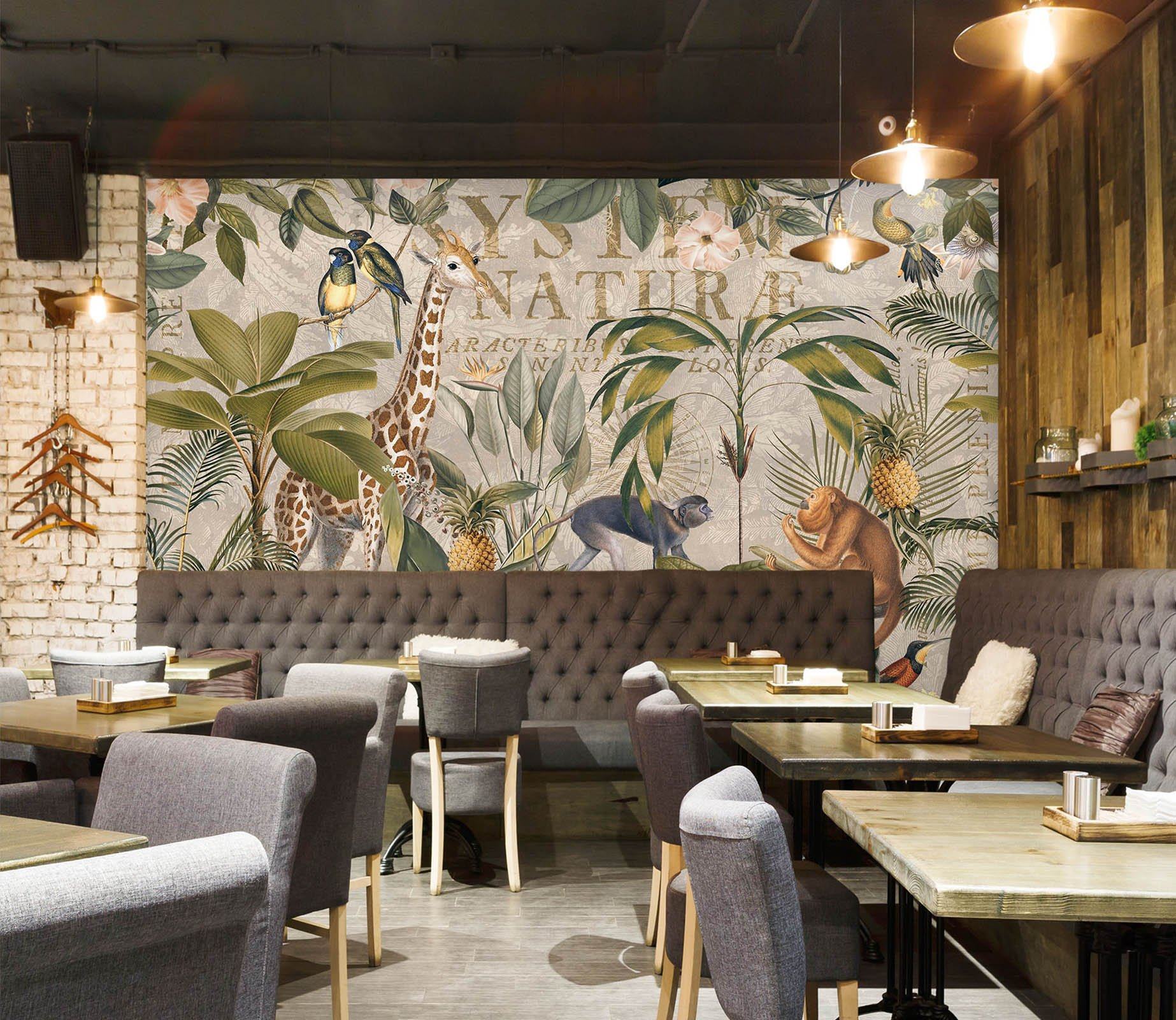 3D Animal Forest 1430 Andrea haase Wall Mural Wall Murals Wallpaper AJ Wallpaper 2 