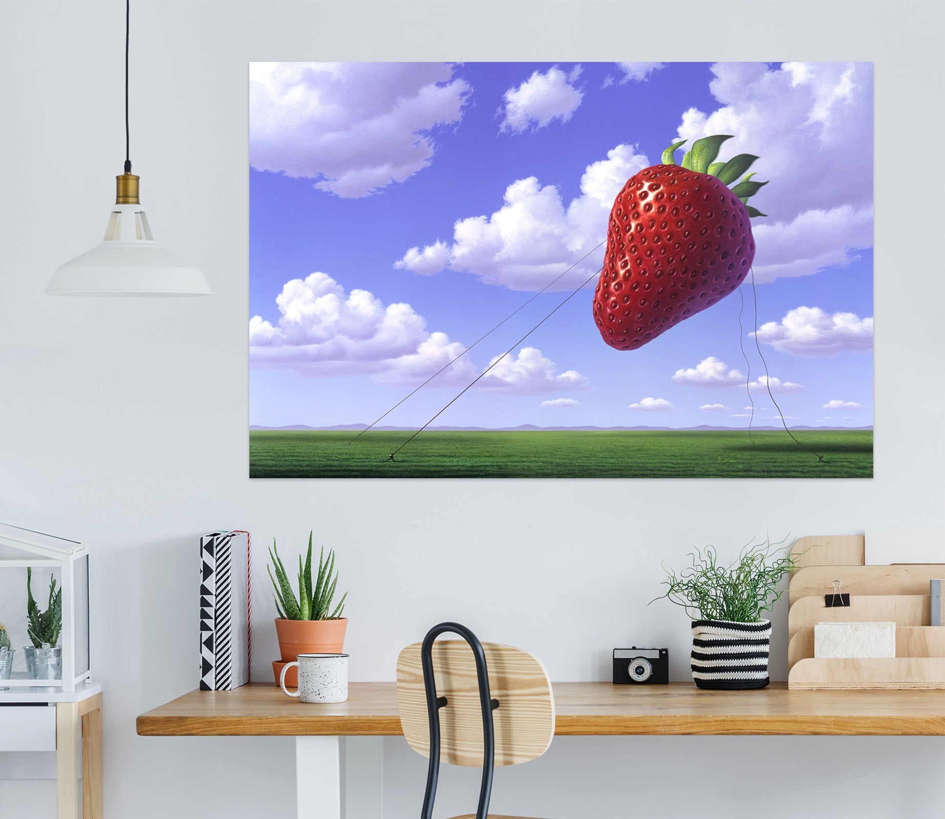 3D Strawberry Field 85165 Jerry LoFaro Wall Sticker