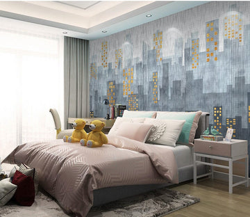 3D Grey Tall Building WG043 Wall Murals Wallpaper AJ Wallpaper 2 