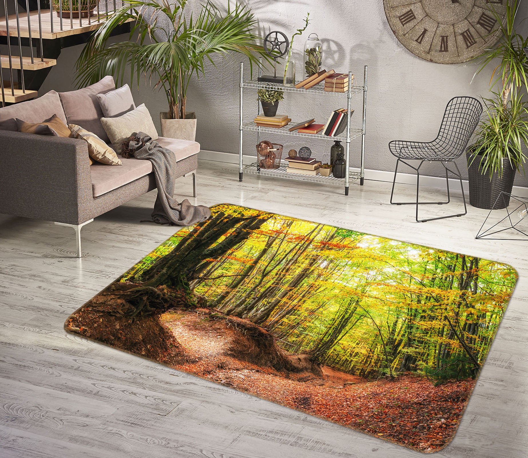 3D Forest 30188 Non Slip Rug Mat