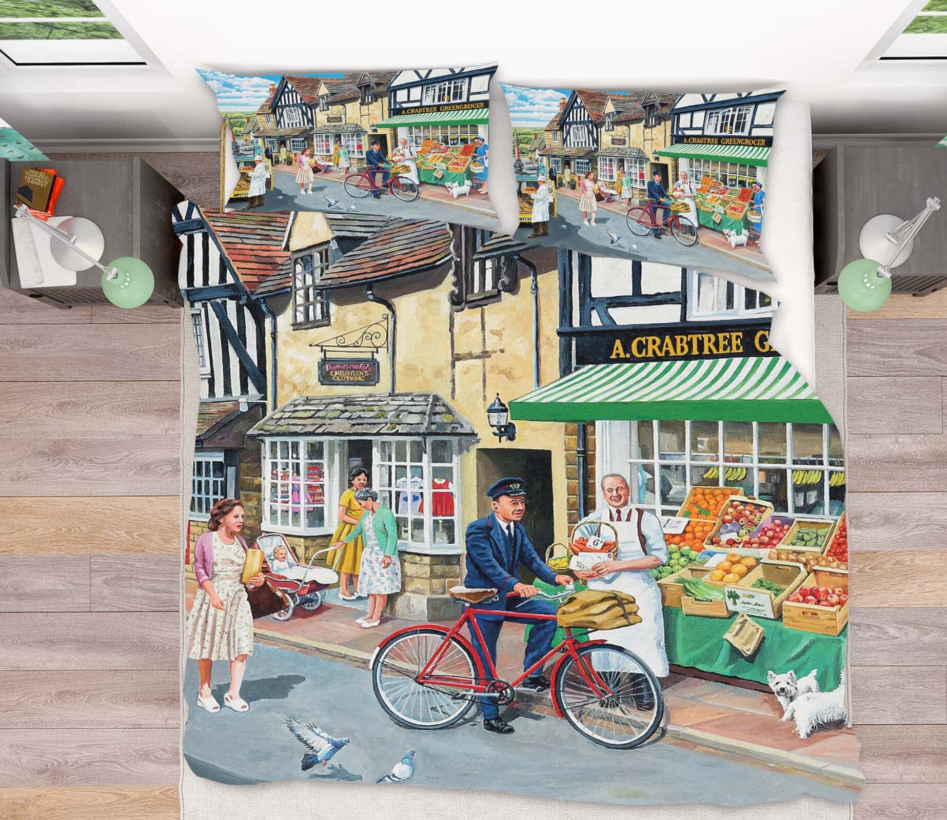 3D Letters For The Greengrocer 2035 Trevor Mitchell bedding Bed Pillowcases Quilt Quiet Covers AJ Creativity Home 