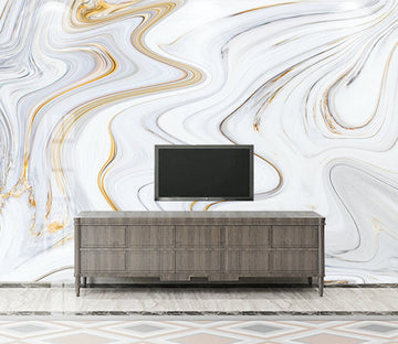 3D White Turbulence WG287 Wall Murals