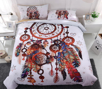 3D Dreamcatcher 1086 Bed Pillowcases Quilt