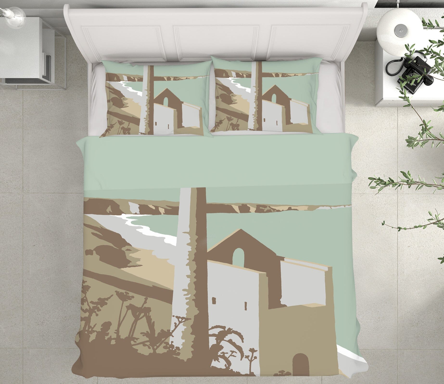 3D St Agnes 2064 Steve Read Bedding Bed Pillowcases Quilt Quiet Covers AJ Creativity Home 