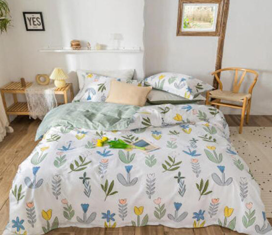 3D Leaves 30320 Bed Pillowcases Quilt