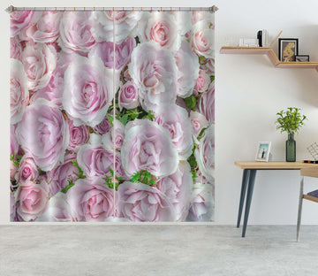 3D Pink Roses 6322 Assaf Frank Curtain Curtains Drapes