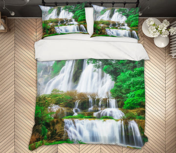3D Waterfall 15163 Bed Pillowcases Quilt