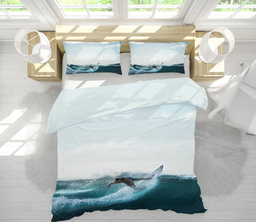 3D Surf 14196 Bed Pillowcases Quilt