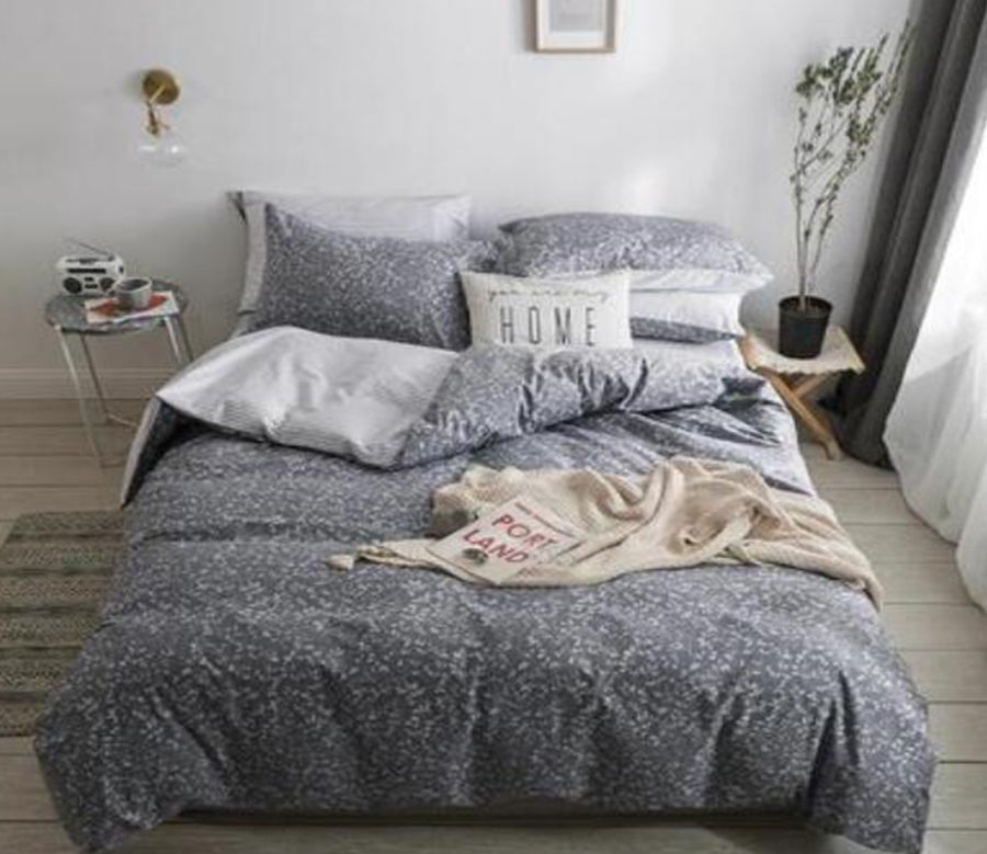 3D Dark Gray Pattern 15021 Bed Pillowcases Quilt