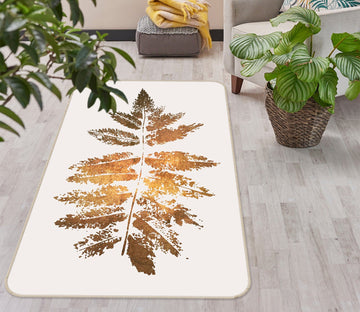 3D Leaf Pattern 1093 Boris Draschoff Rug Non Slip Rug Mat Mat AJ Creativity Home 