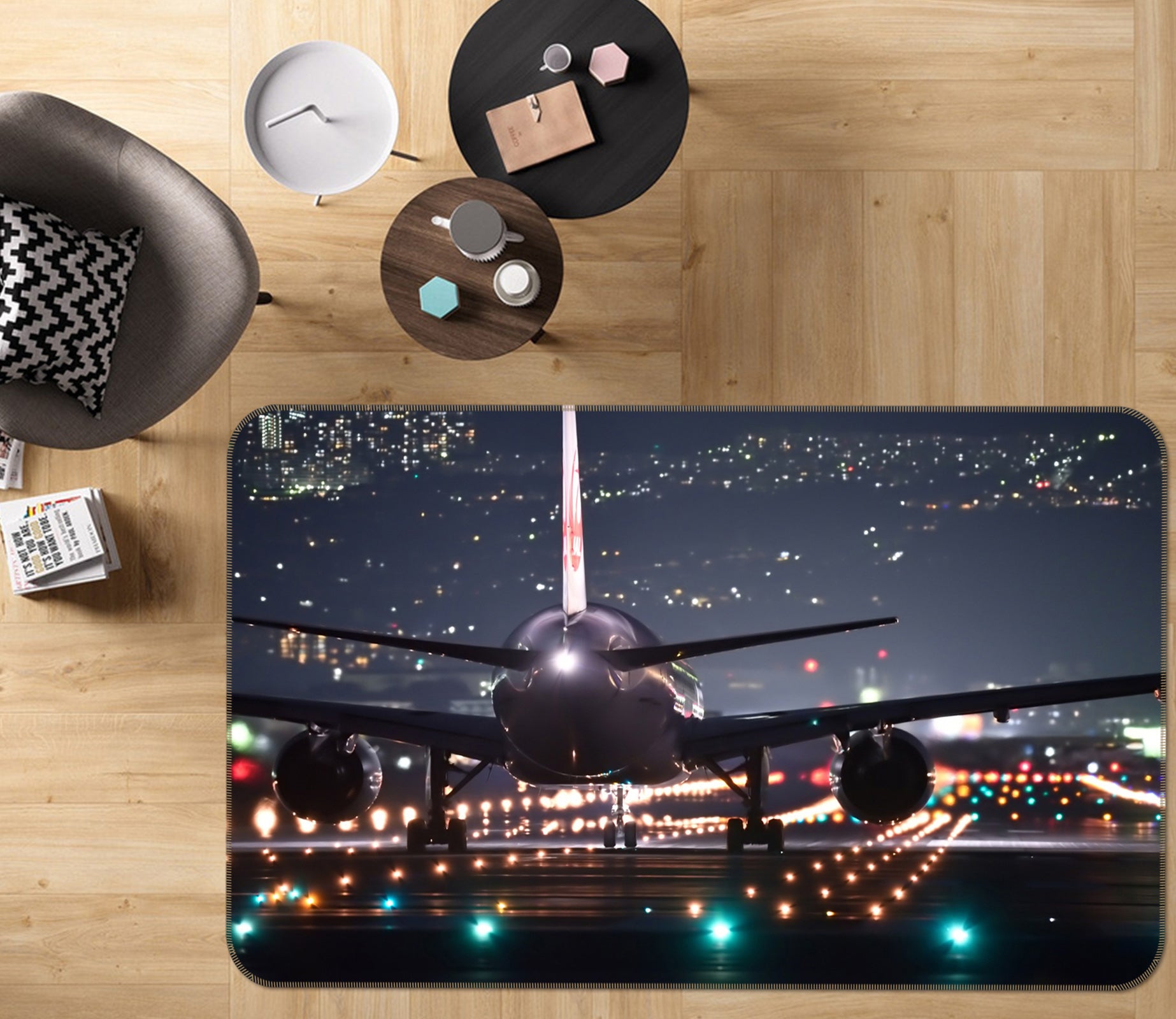 3D Aircraft 38241 Vehicle Non Slip Rug Mat