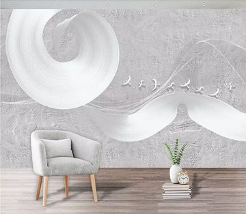 3D White Bird 2353 Wall Murals Wallpaper AJ Wallpaper 2 