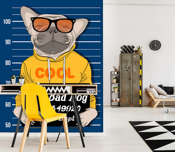 3D Bulldog Sunglasses 58094 Wall Murals