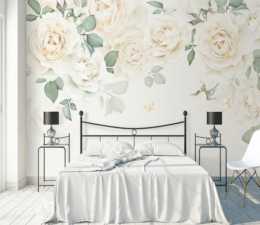 3D Yellow Rose WG130 Wall Murals Wallpaper AJ Wallpaper 2 