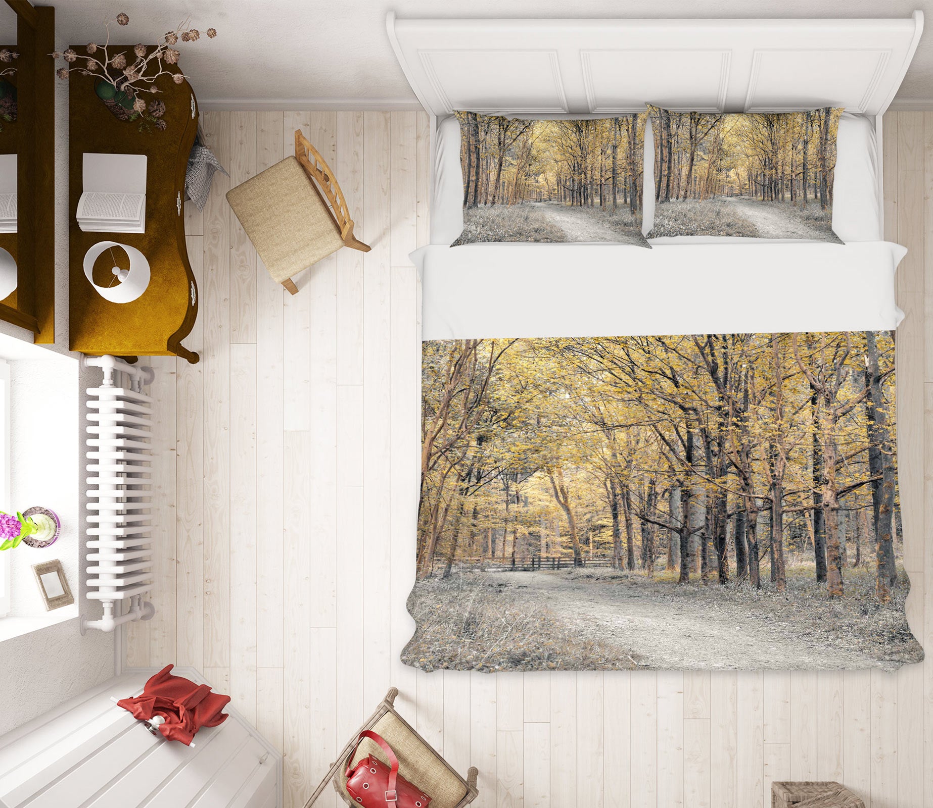 3D Forest Path 6997 Assaf Frank Bedding Bed Pillowcases Quilt Cover Duvet Cover