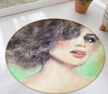 3D Beauty 36213 Round Non Slip Rug Mat