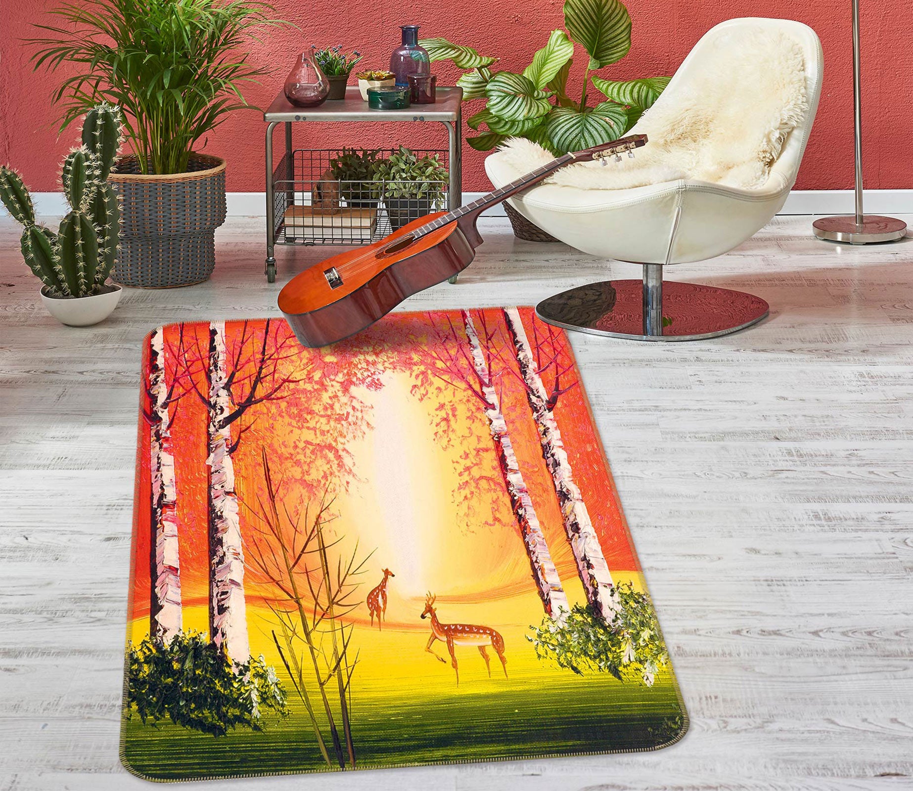 3D Grass Trunk 76146 Non Slip Rug Mat