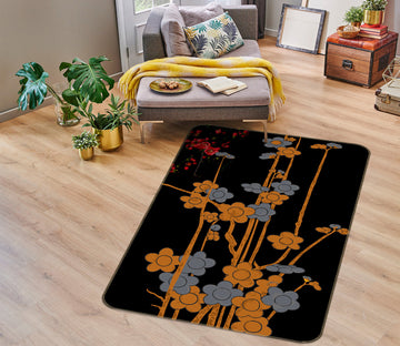 3D Flowers 76120 Non Slip Rug Mat