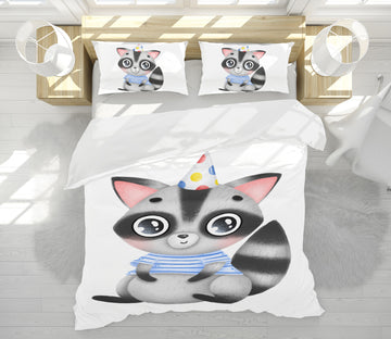 3D Cartoon Civet Cat 58203 Bed Pillowcases Quilt