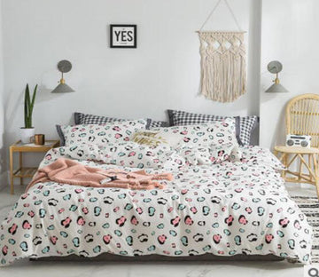 3D Color Leopard 18124 Bed Pillowcases Quilt