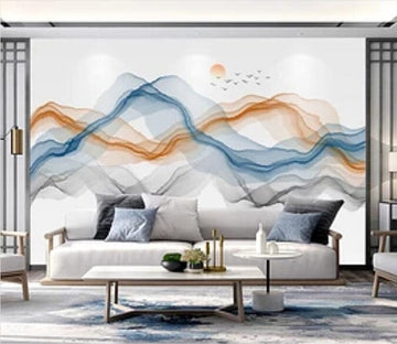 3D Color Wave 2473 Wall Murals Wallpaper AJ Wallpaper 2 