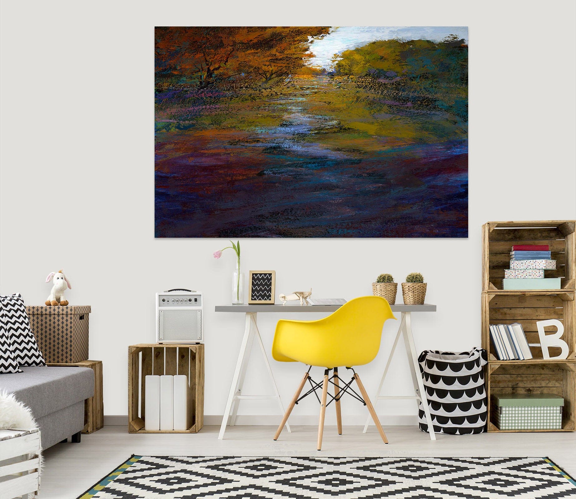3D Night Stream 039 Michael Tienhaara Wall Sticker Wallpaper AJ Wallpaper 2 