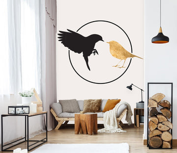 3D Bird Feeding 1479 Boris Draschoff Wall Mural Wall Murals Wallpaper AJ Wallpaper 2 