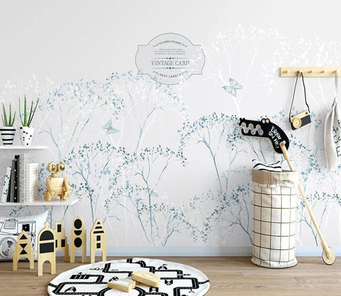 3D White Flowers 2101 Wall Murals Wallpaper AJ Wallpaper 2 