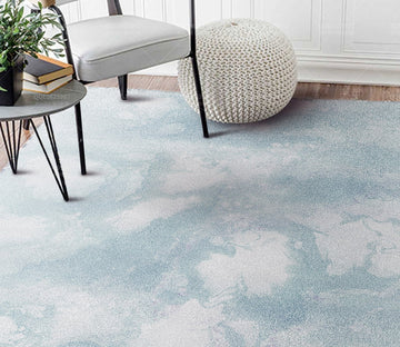 3D Light Blue Pattern WG237 Non Slip Rug Mat Mat AJ Creativity Home 