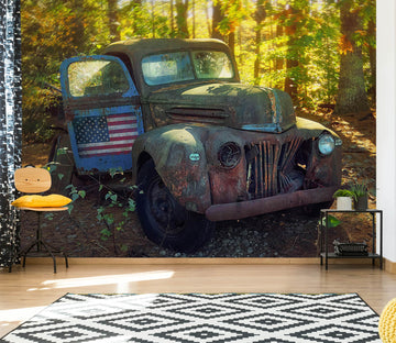 3D Woods Car 85016 Jerry LoFaro Wall Mural Wall Murals