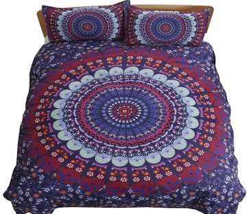 3D Purple Lines 1033 Bed Pillowcases Quilt