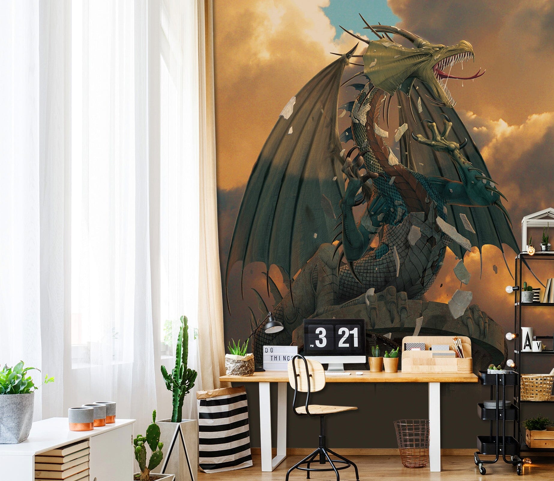 3D The Awakening 1556 Wall Murals Exclusive Designer Vincent Wallpaper AJ Wallpaper 2 