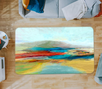 3D Field River 1048 Michael Tienhaara Rug Non Slip Rug Mat Mat AJ Creativity Home 