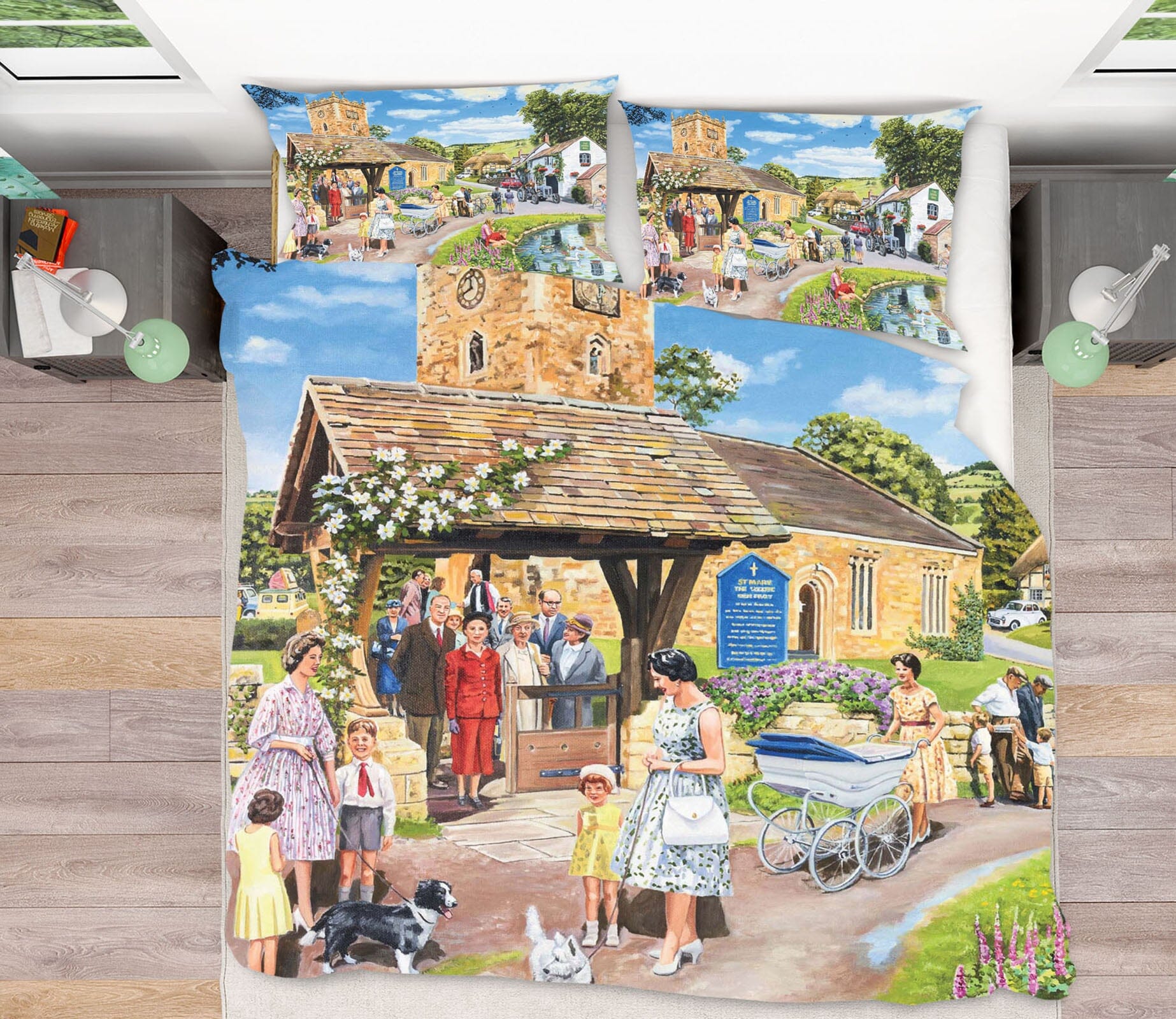 3D Sunday Service 2055 Trevor Mitchell bedding Bed Pillowcases Quilt Quiet Covers AJ Creativity Home 