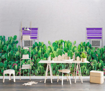 3D Green Cactus 2049 Wall Murals Wallpaper AJ Wallpaper 2 