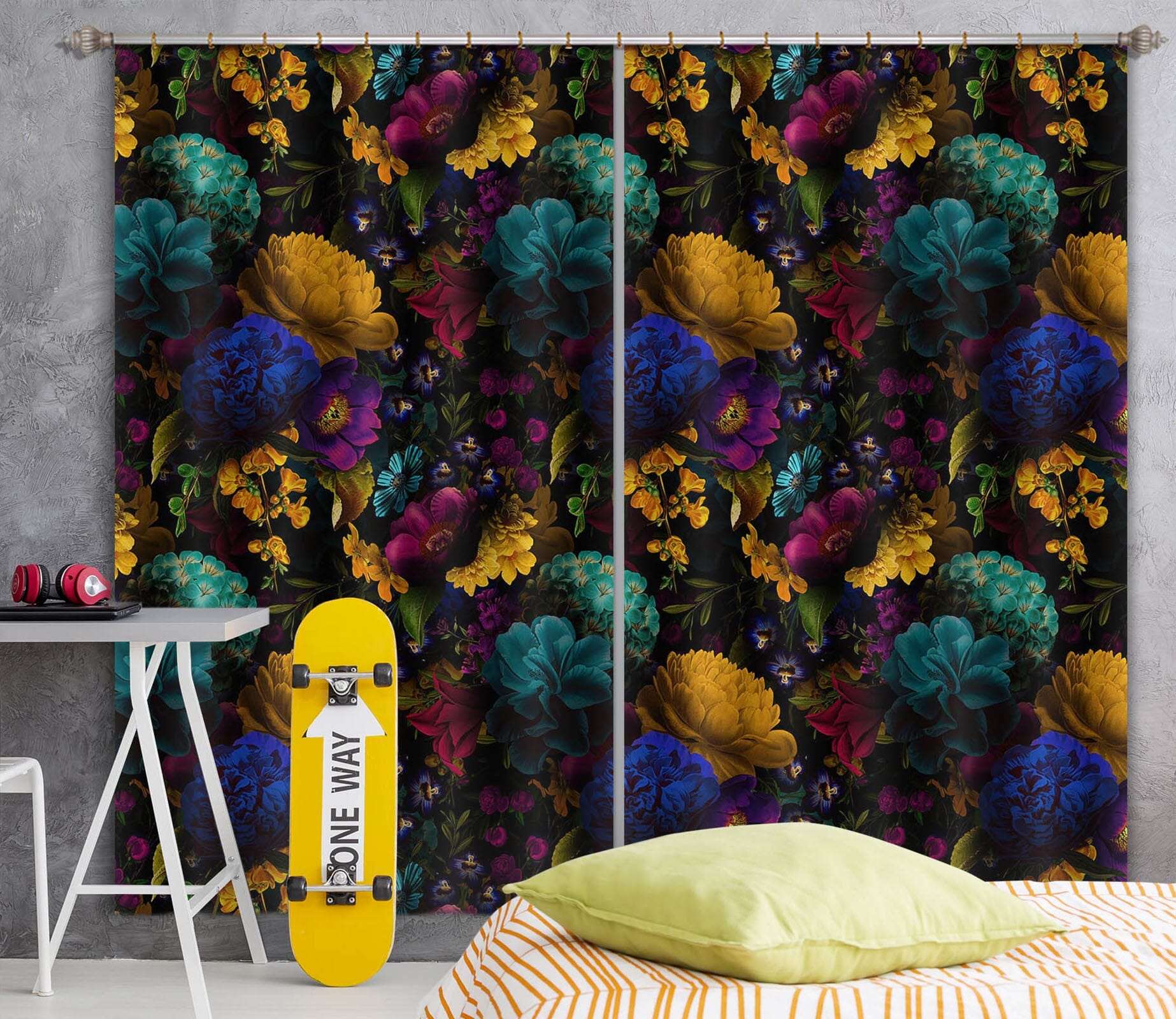 3D Color Graffiti 106 Uta Naumann Curtain Curtains Drapes Curtains AJ Creativity Home 