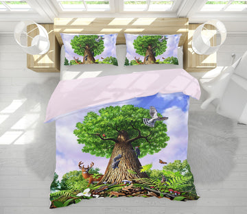 3D Tree Of Life 2134 Jerry LoFaro bedding Bed Pillowcases Quilt Quiet Covers AJ Creativity Home 