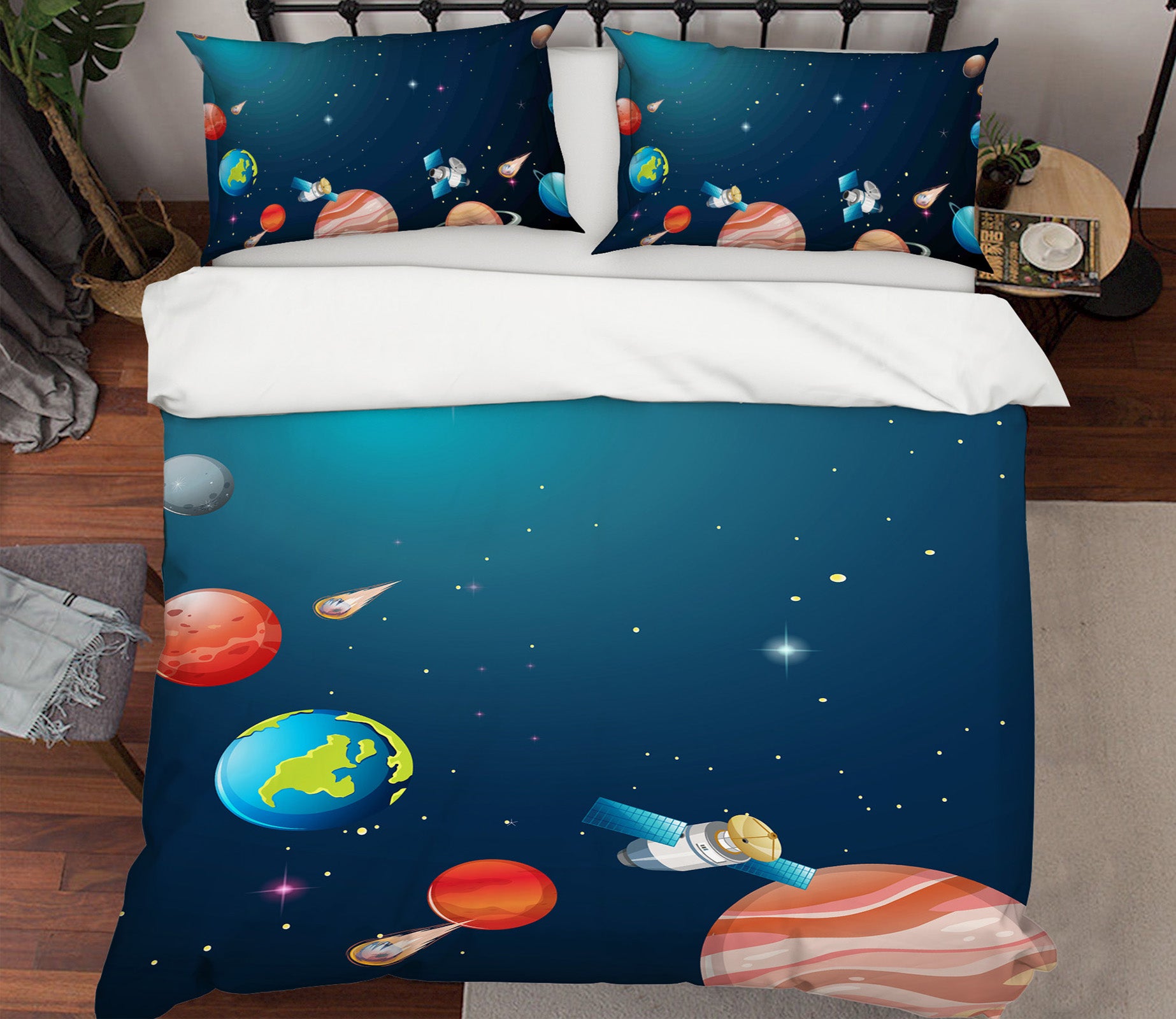 3D Planet 19167 Bed Pillowcases Quilt