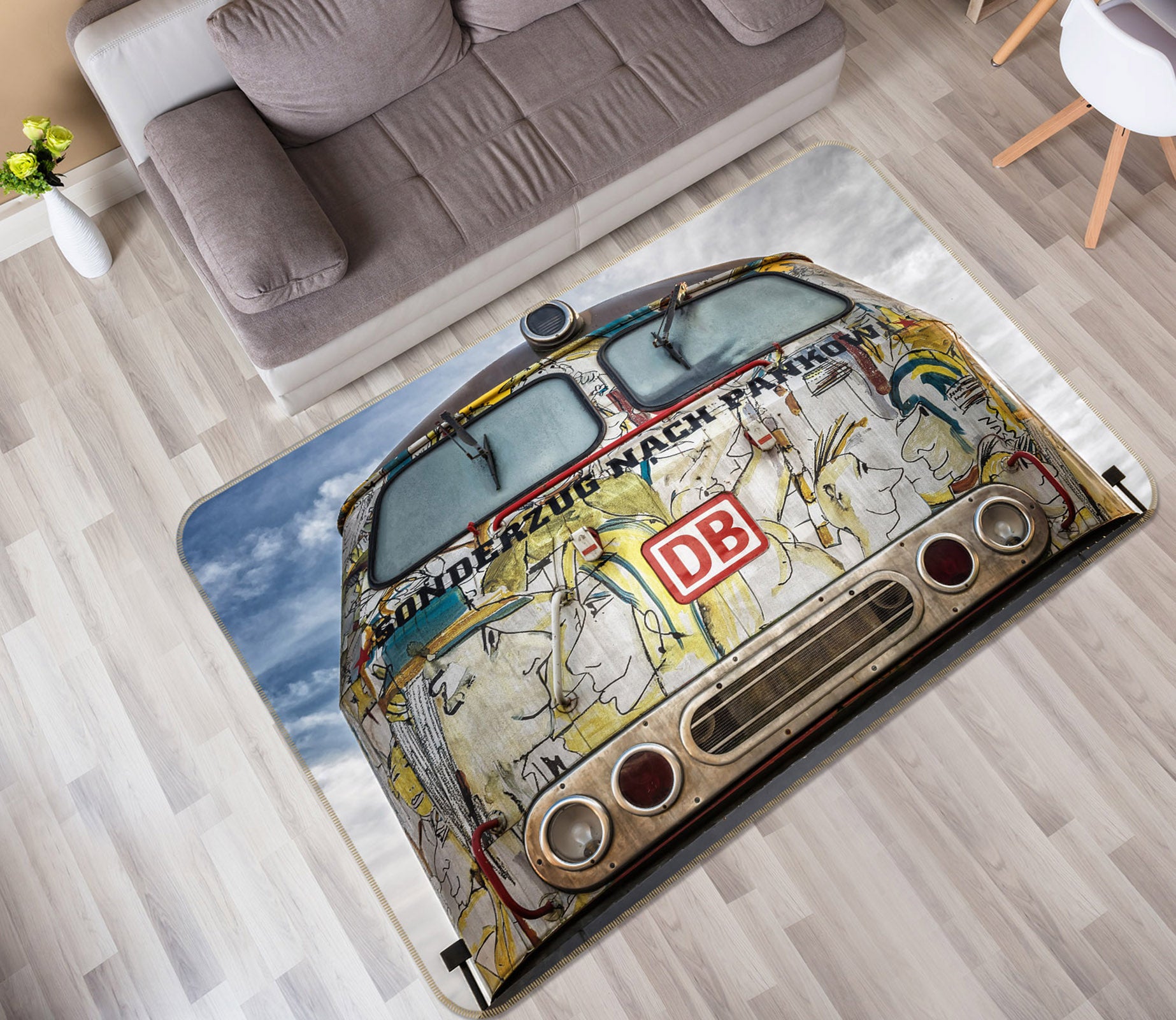 3D Front 42027 Vehicle Non Slip Rug Mat